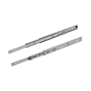 Corrediça Telescópica Inox com Amortecedor Reforçada 400mm