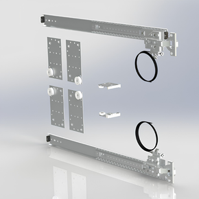 Sistema de Correr JP85 Guia Universal Folga Zero - Compensados Amizade